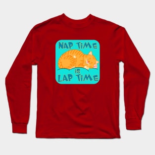 Cat Nap Lap Long Sleeve T-Shirt